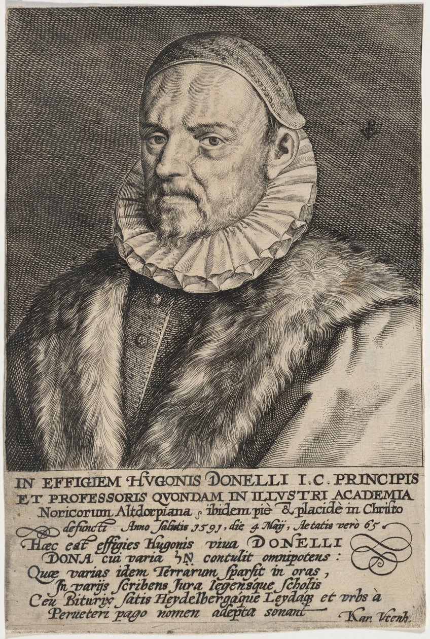 Hugo Donellus tekijältä Crispijn van de Passe I