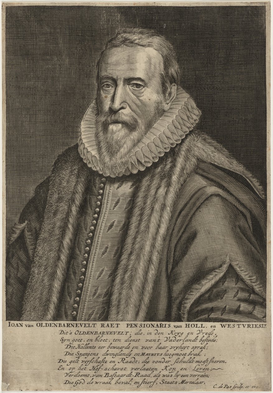 Johan van Oldenbarnevelt tekijältä Crispijn van de Passe I