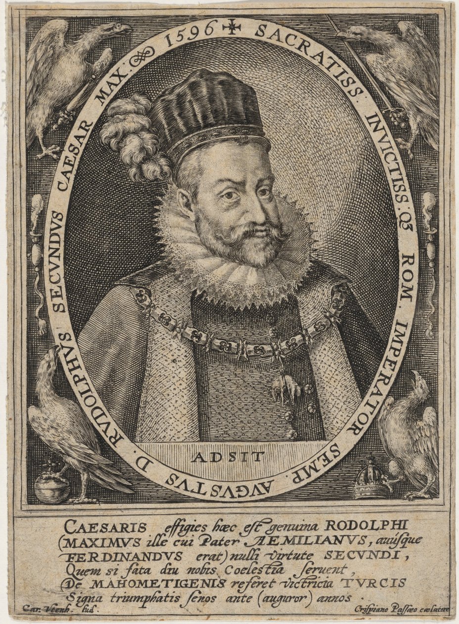 Rudolf II, Rooman keisari tekijältä Crispijn van de Passe I