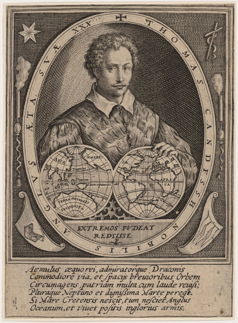 Thomas Cavendish tekijältä Crispijn van de Passe I