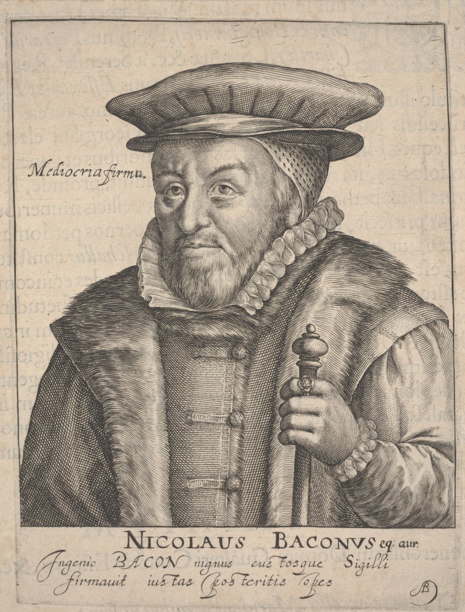 Nicholas Bacon tekijältä Crispin I de Passe