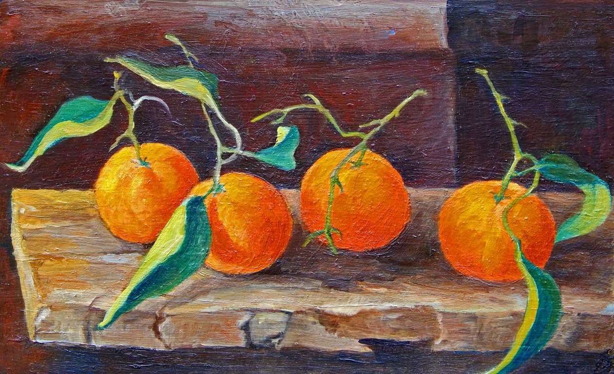 Hedelmiä hyllyssä, 2014, tekijältä Cristiana Angelini