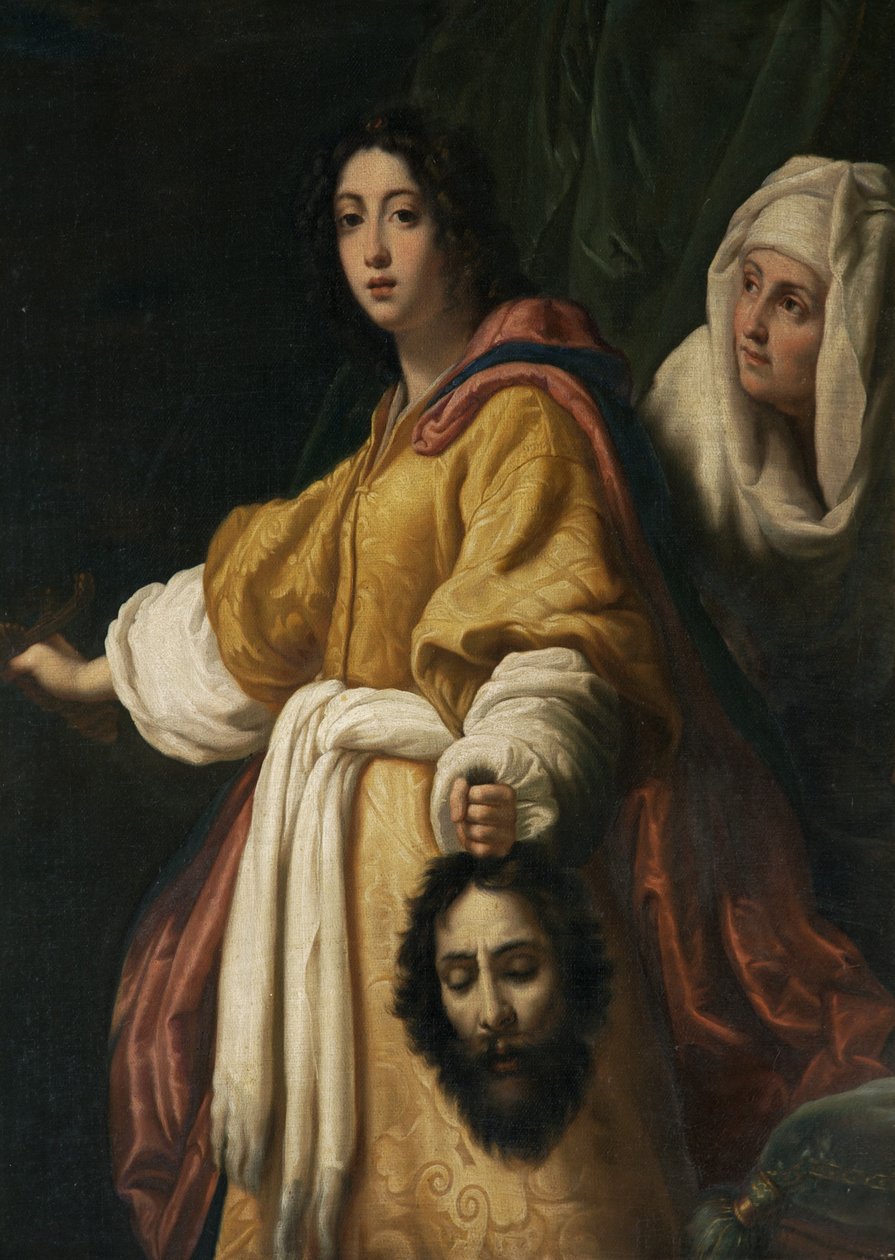 Judith Holofernesin pään kanssa (öljy kankaalle) tekijältä Cristofano (after) Allori