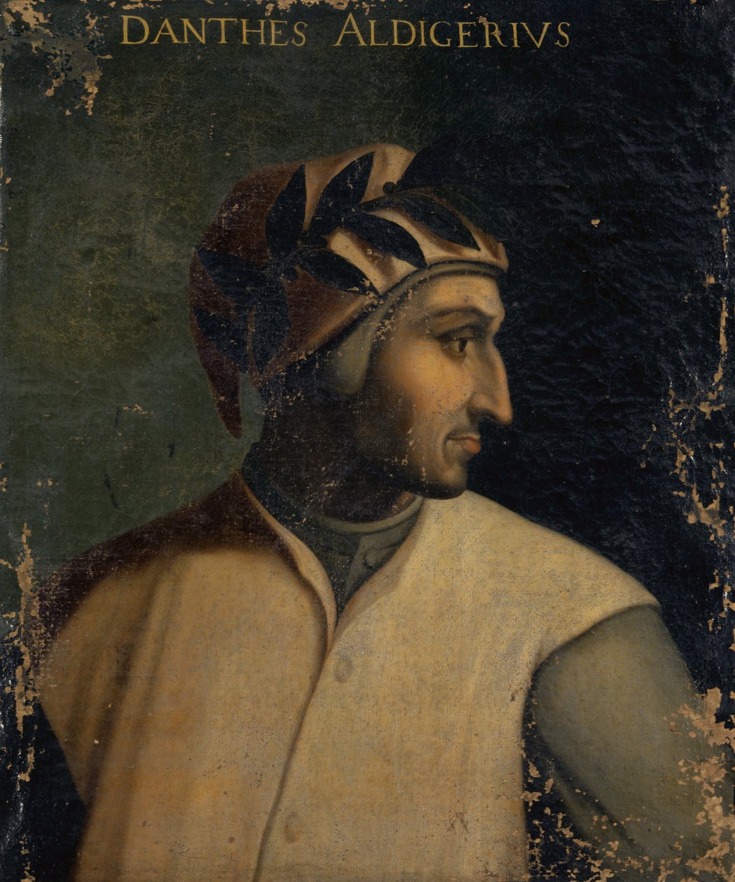 Dante Alighierin muotokuva, noin 1560 tekijältä Cristofano dell Altissimo
