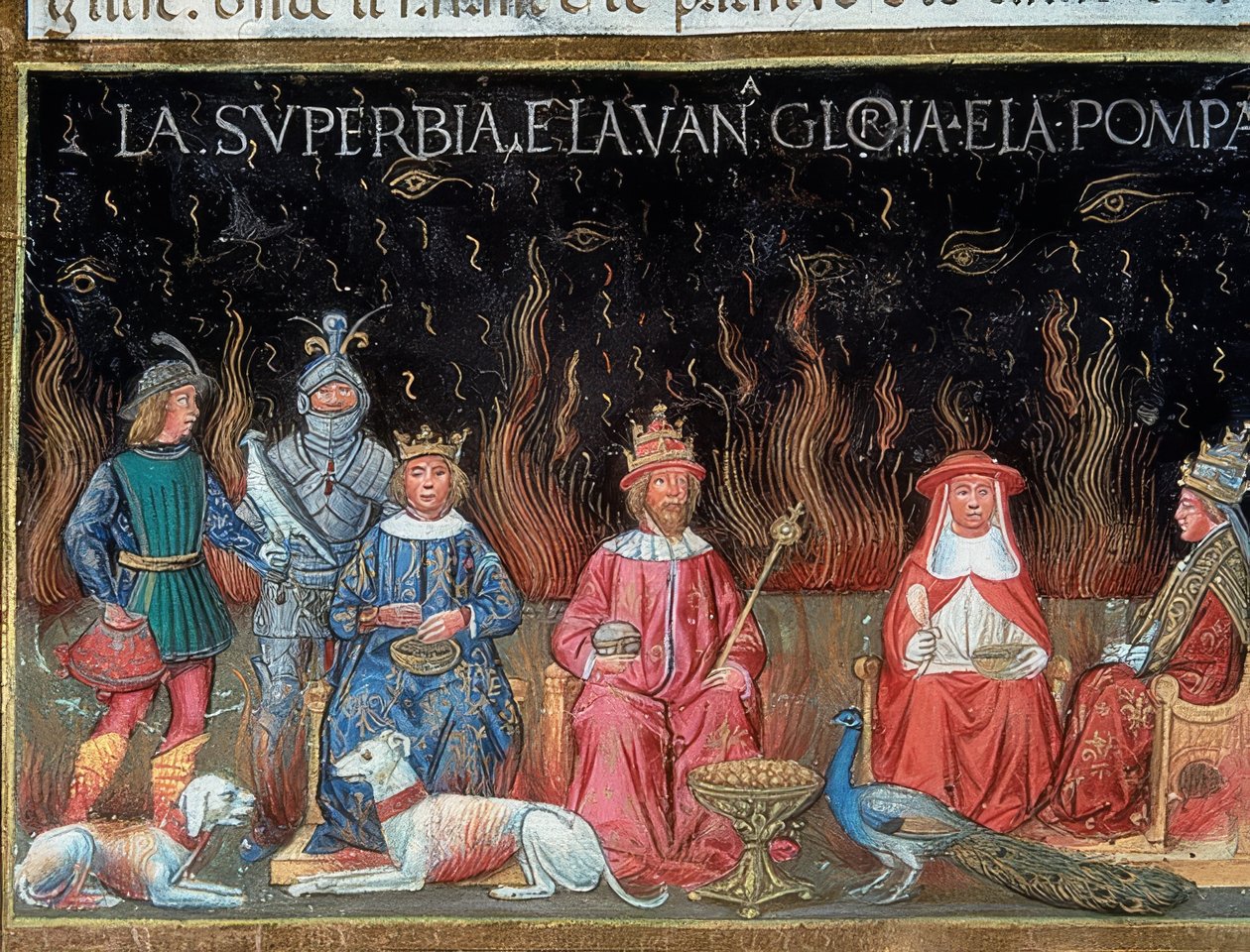 Syntisten tunnustus (c.153v). 1476 tekijältä Cristoforo De Predis