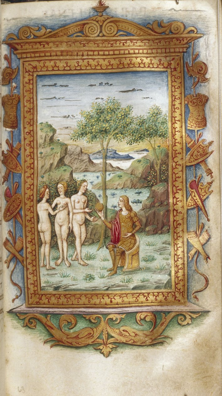 Pariisin tuomio, 1485-1499 tekijältä Cristoforo Majorana