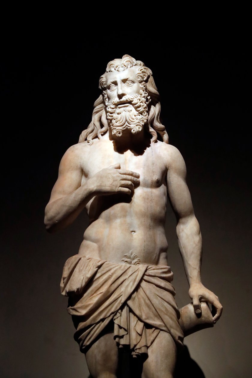 Milanon katedraalin museo. Braket patsas. Lasarus. Cristoforo Solari. Italia. tekijältä Cristoforo Solari