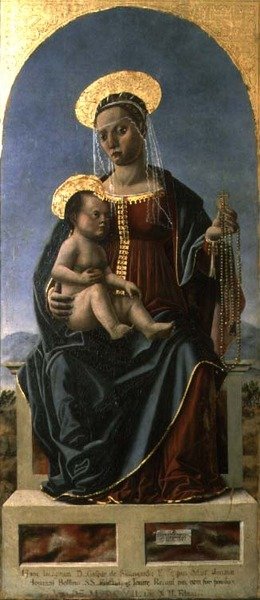 Madonna ja lapsi tekijältä Cristoforo da Lendinara Canozzi or Canozi