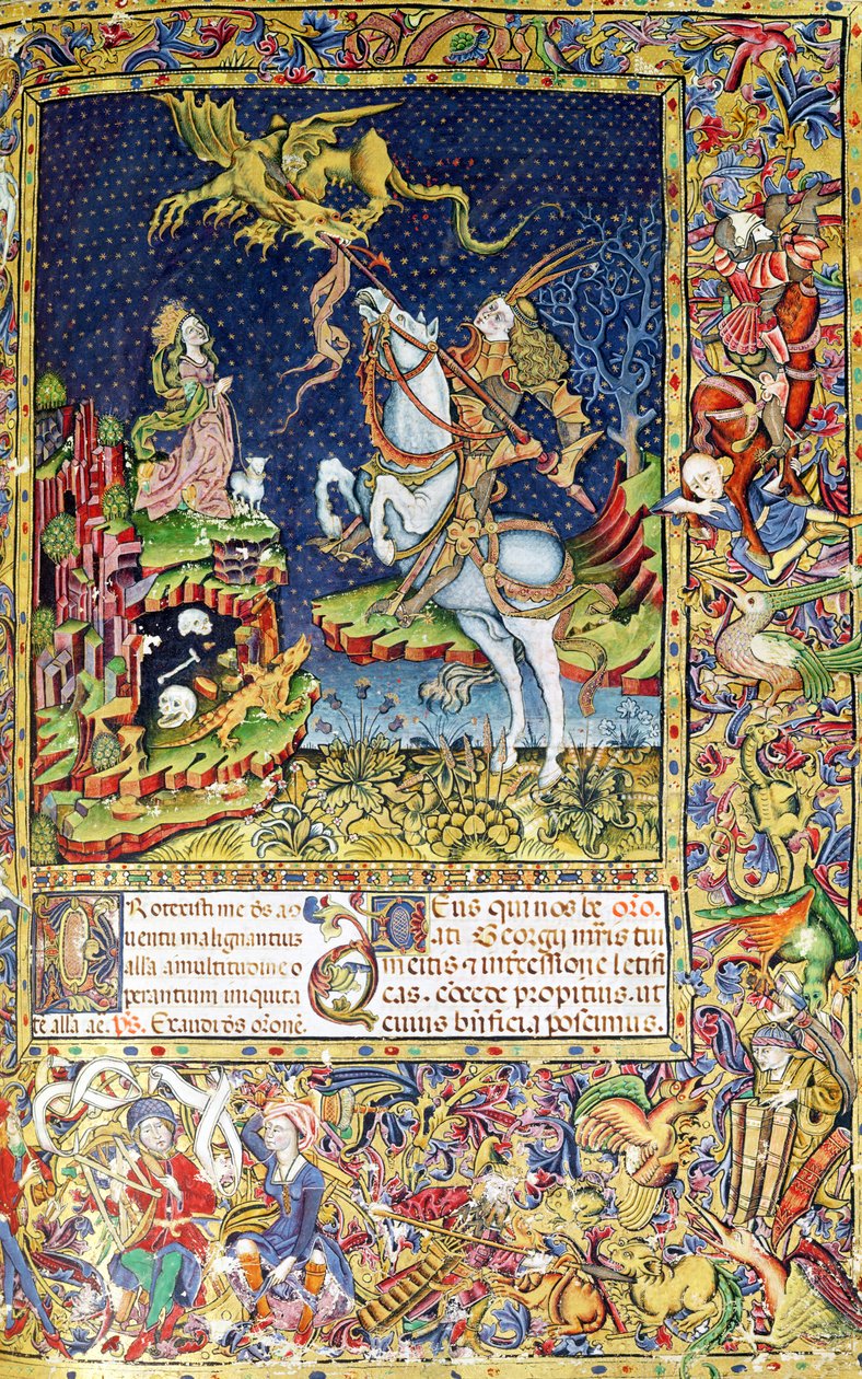 Pyhän Yrjön Topuskon messaali, 1400-1500-luku tekijältä Croatian School
