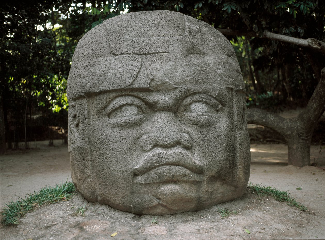 Kolossaali pää tekijältä Culture Olmec