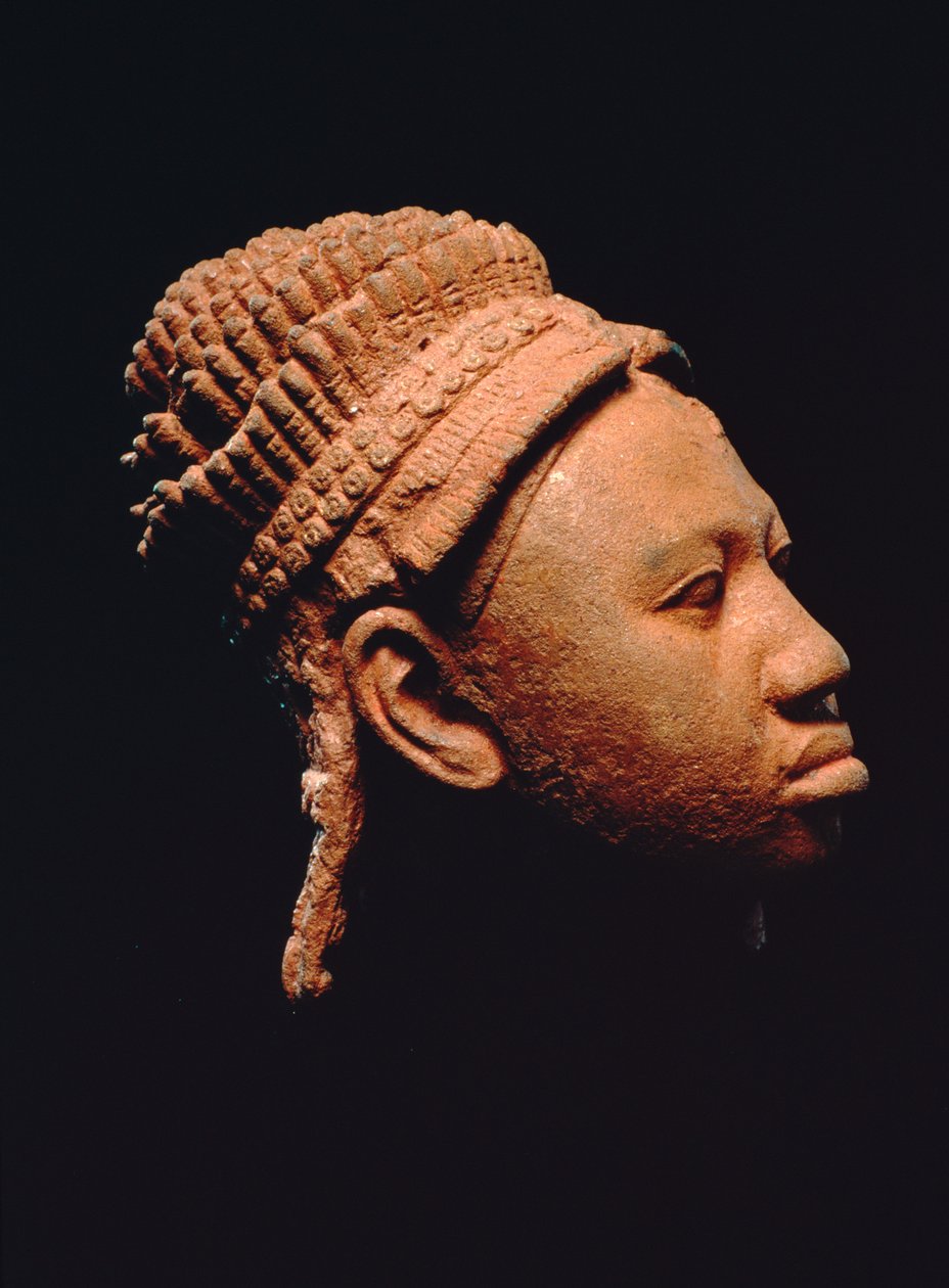 Kuningattaren joruban pää, Ita Yemoo, Ife, Nigeria tekijältä Culture Yoruba