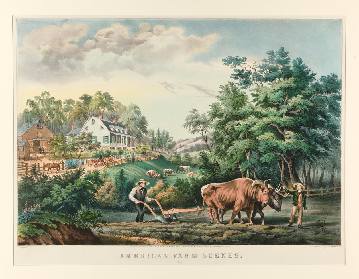 American Farm Scenes. / Nro 1 tekijältä Currier and Ives