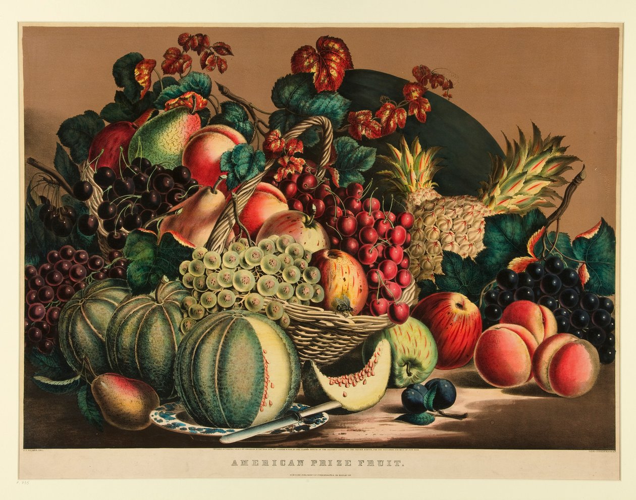 American Prize Fruit tekijältä Currier and Ives