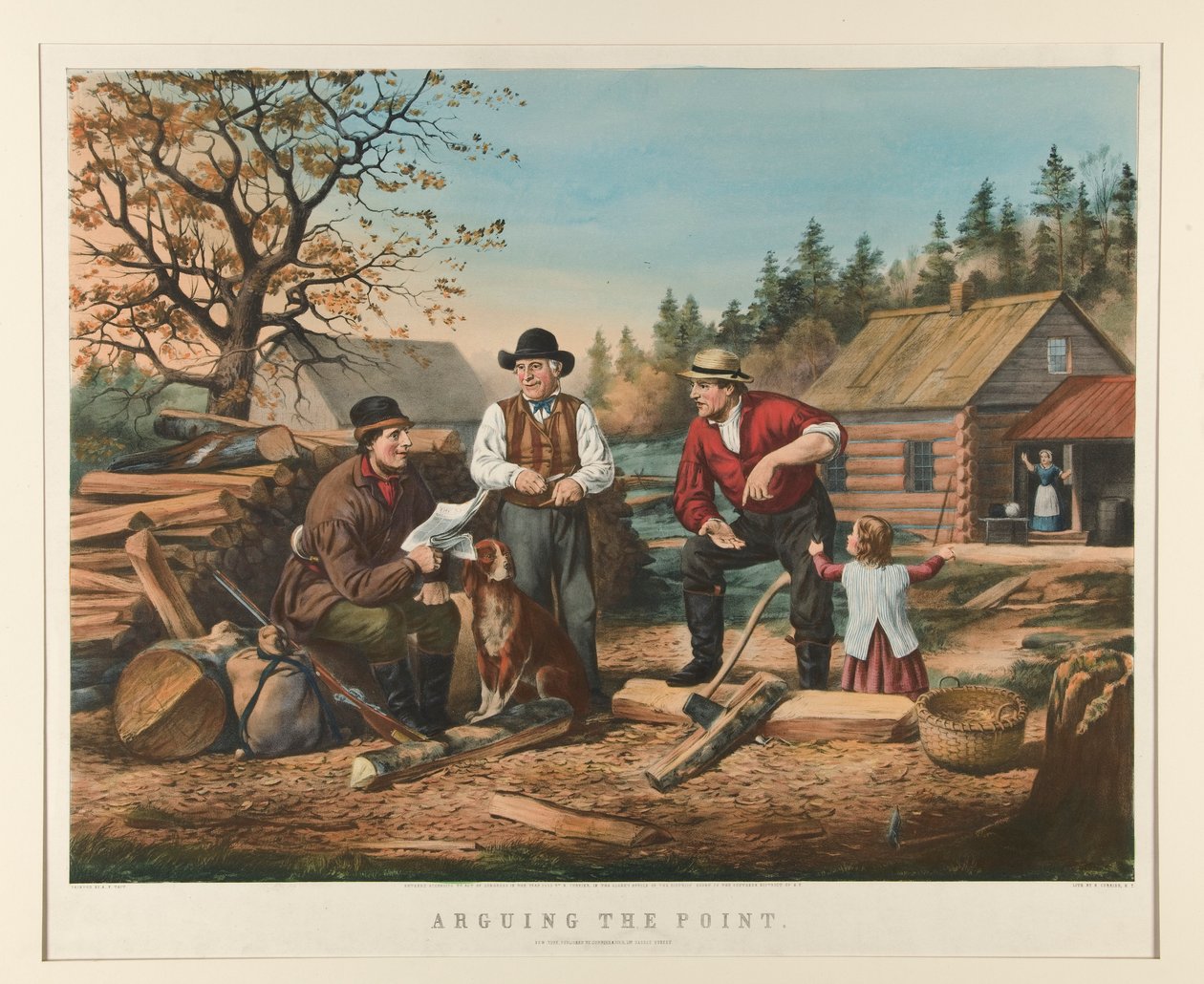 Asian väittelyä tekijältä Currier and Ives