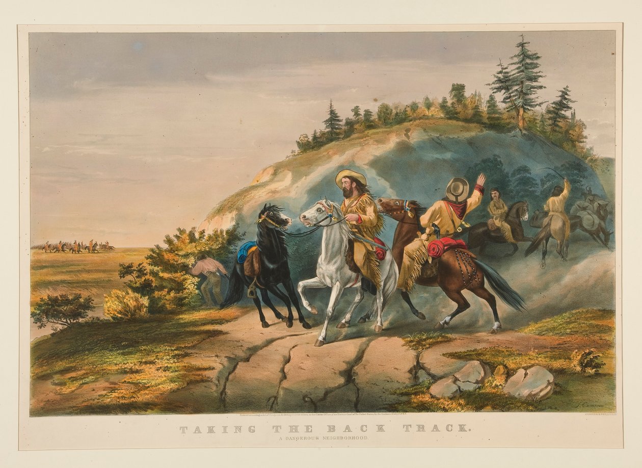 Takaisin päin / Vaarallinen naapurusto tekijältä Currier and Ives