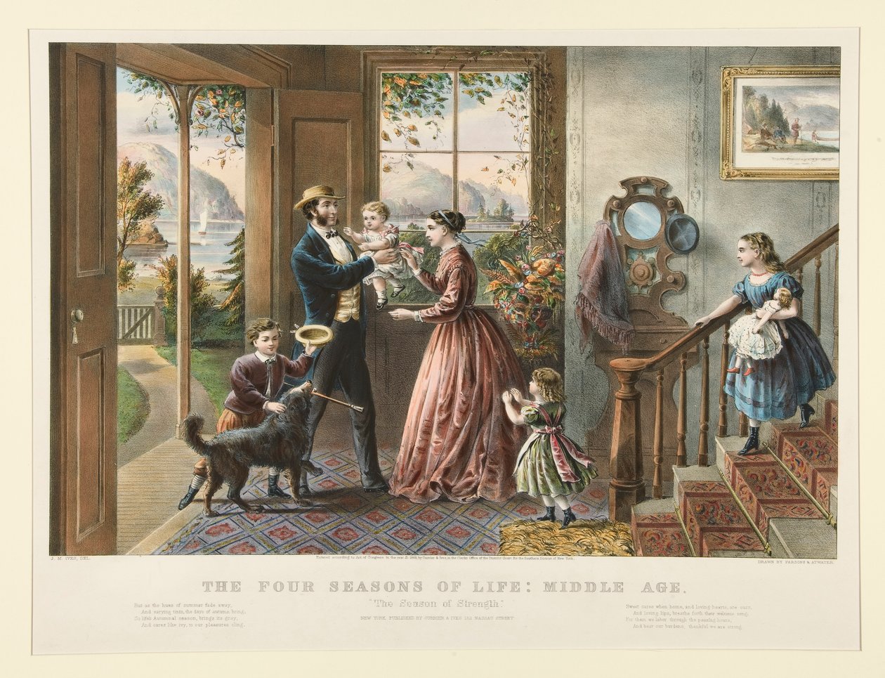 Elämän neljä vuodenaikaa: Keskiaika (s. 1079) tekijältä Currier and Ives
