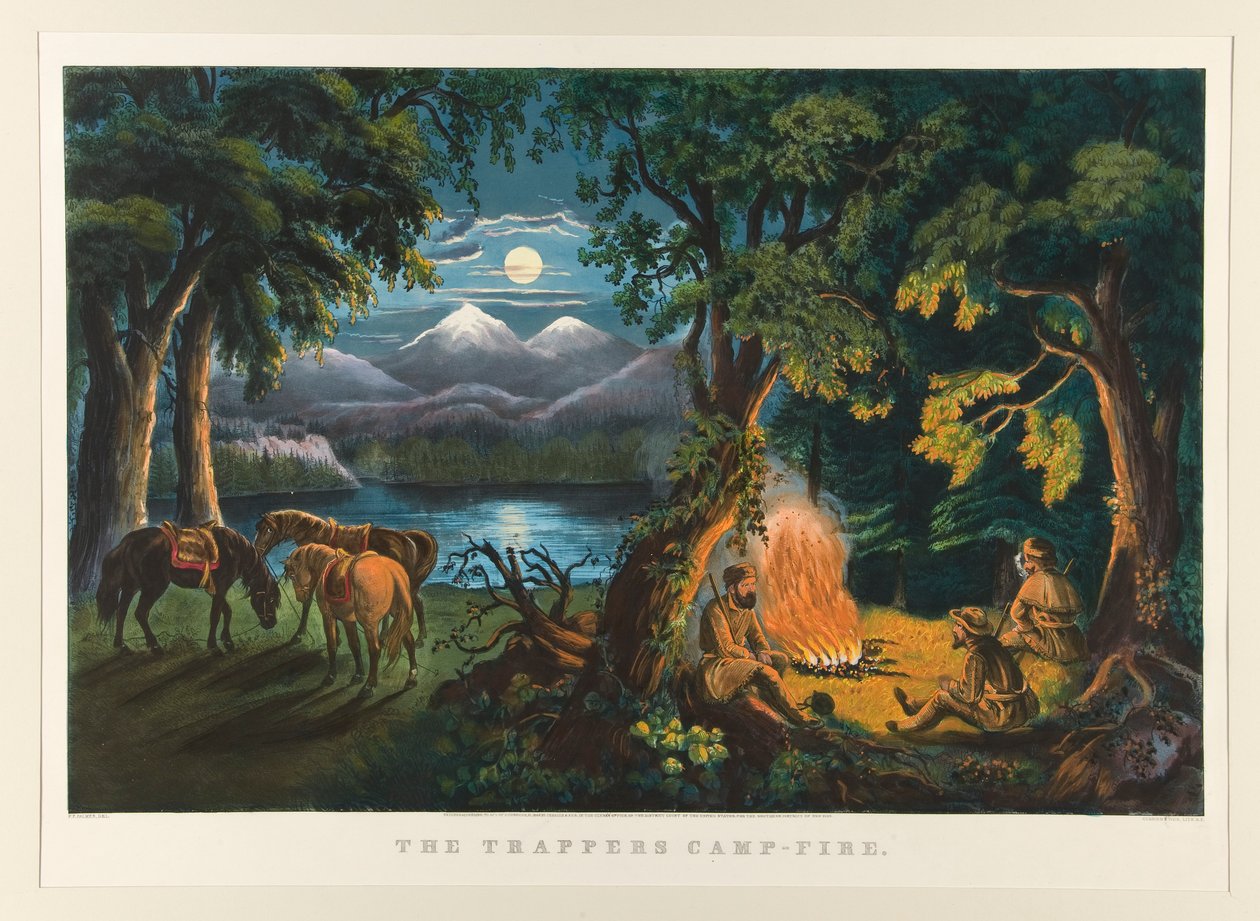 The Trappers tekijältä Currier and Ives