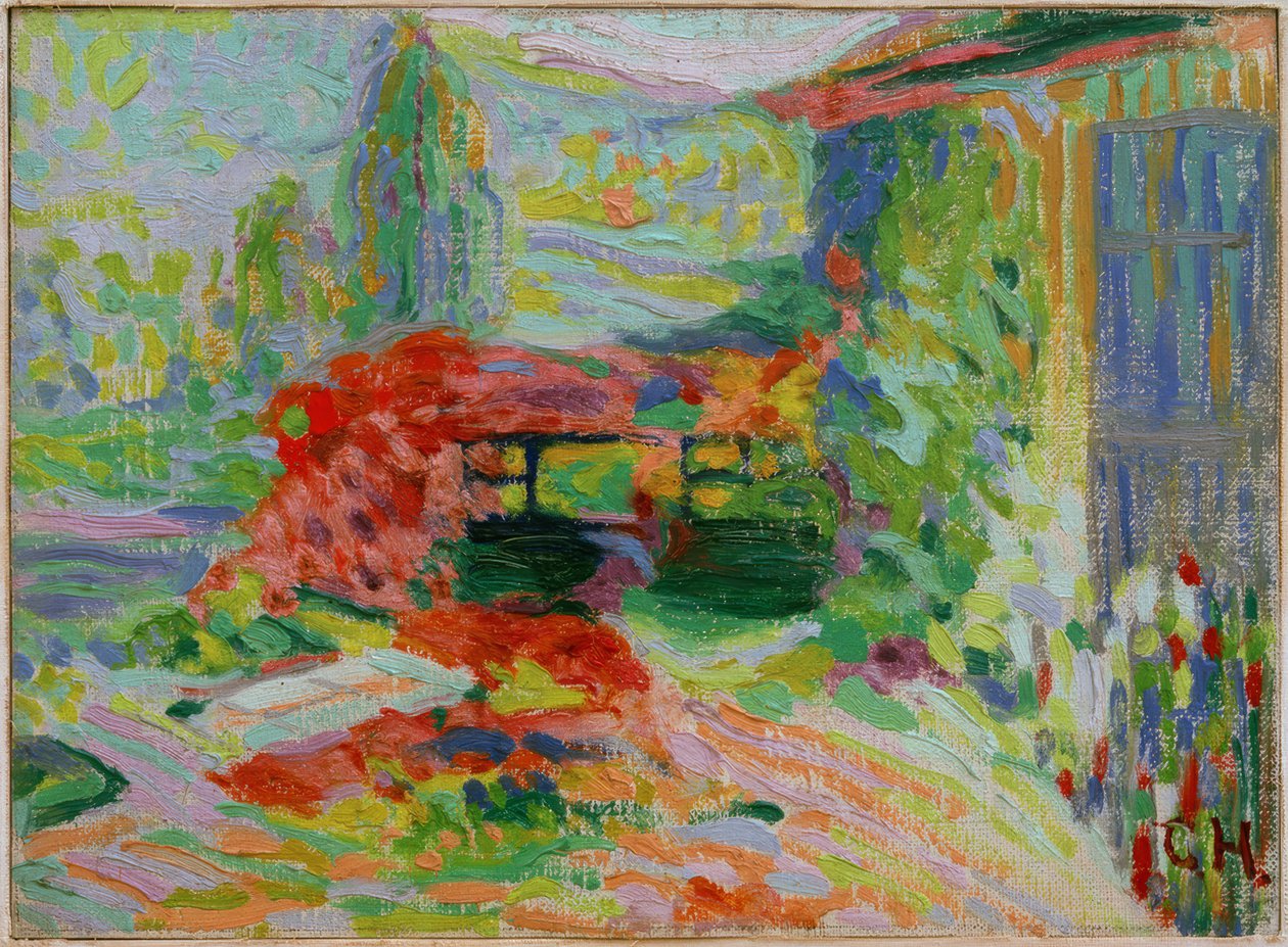Gartenlaube beim Schloss Pretzfeld tekijältä Curt Herrmann