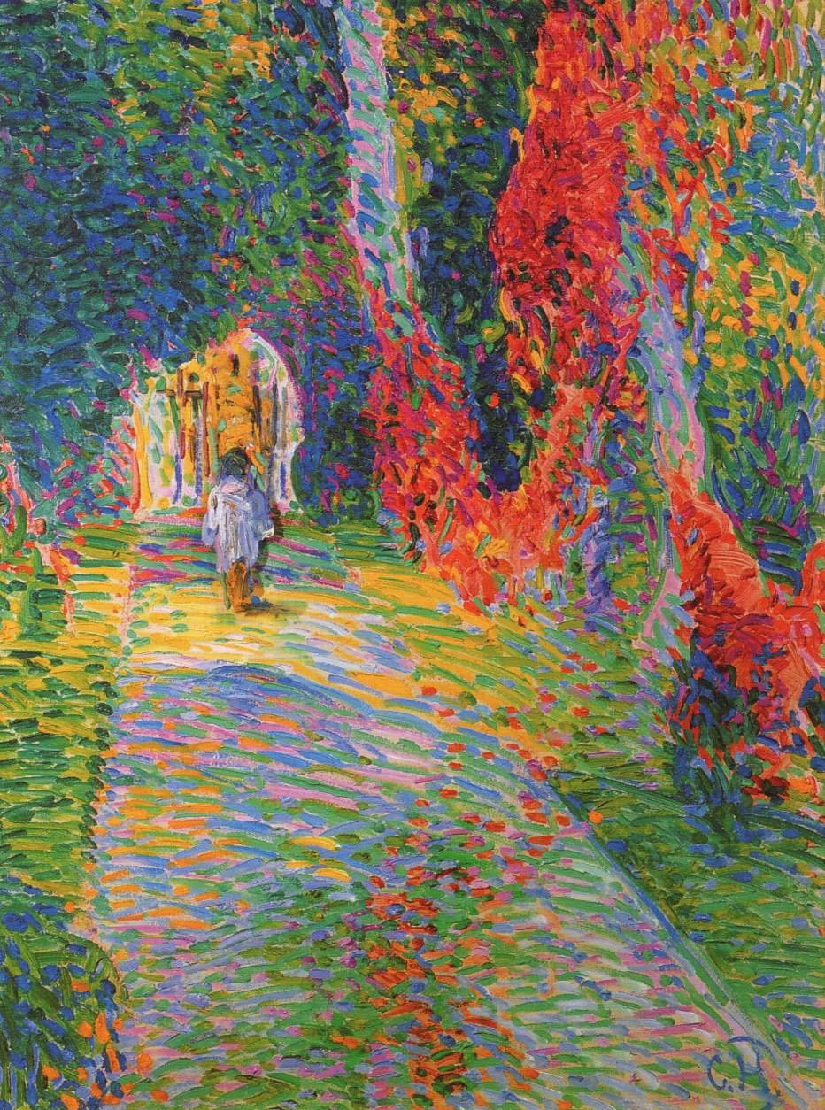 Herbstlicher Parkweg Pretzfeldissä tekijältä Curt Herrmann