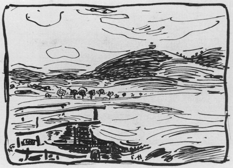 Landschaft bei Pretzfeld tekijältä Curt Herrmann