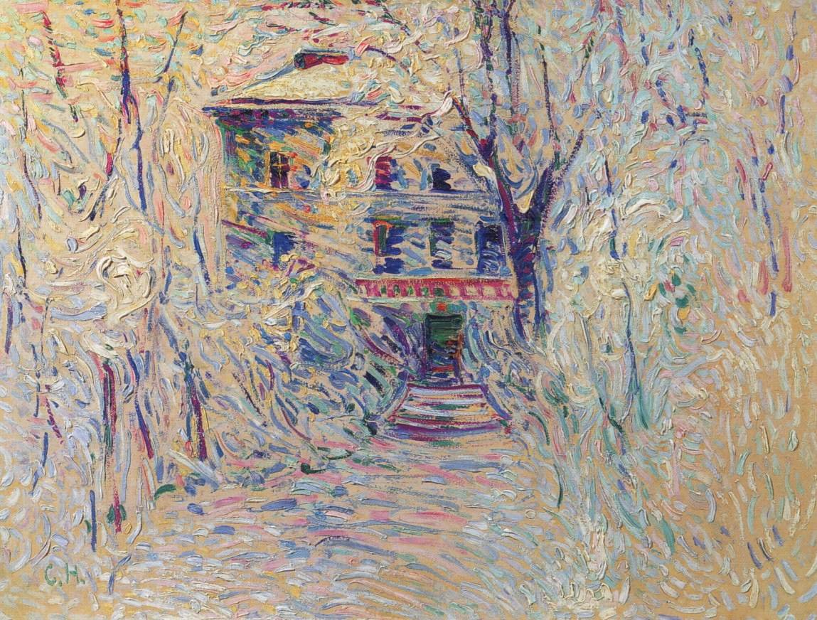 Villa talvinen puisto tekijältä Curt Herrmann