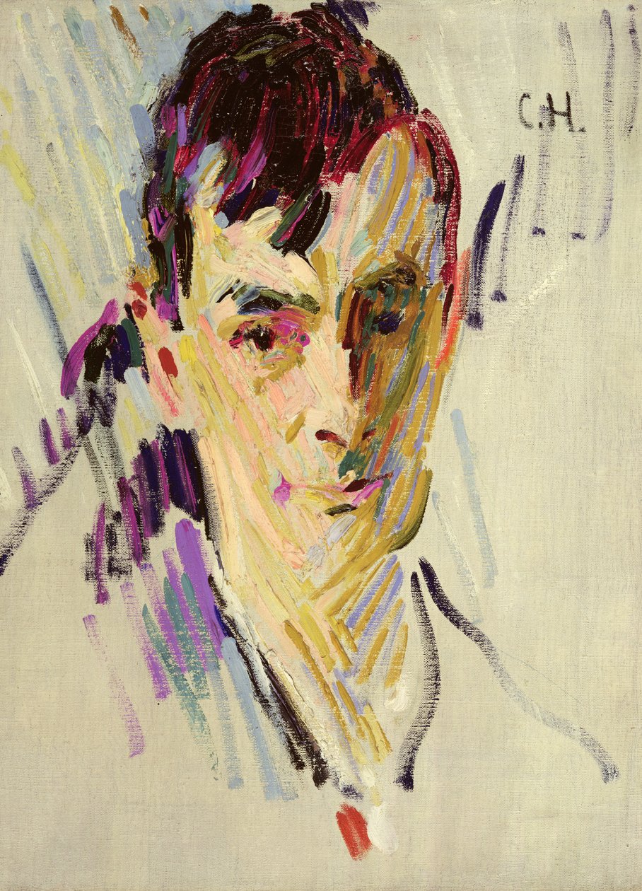 Taidemaalari Otto Muellerin muotokuva, n. 1914 tekijältä Curt Herrmann