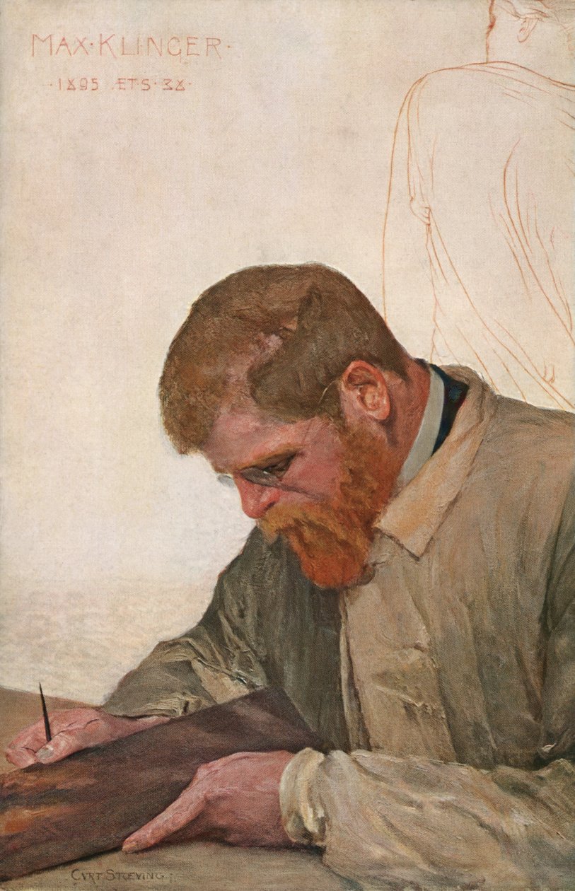 Max Klinger, noin 1900 (maalaus) tekijältä Curt Stoeving