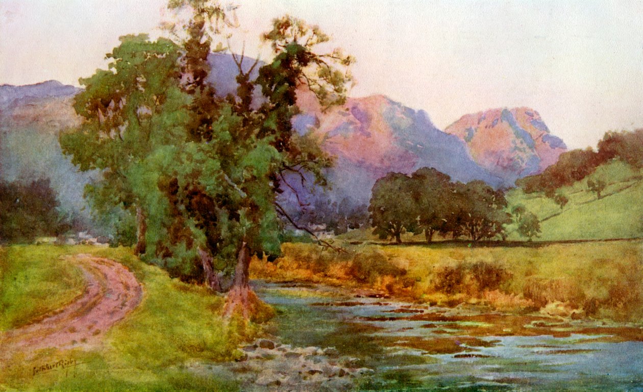Yewdale Crags, Coniston, Cumbria, 1924-1926 tekijältä Cuthbert Rigby