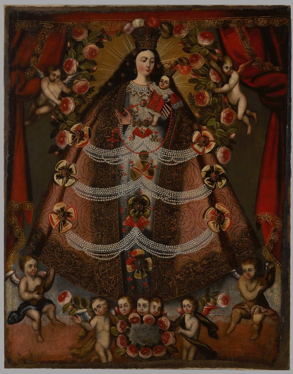 Pomatan neitsyt Maria, 1675 tekijältä Cuzco School