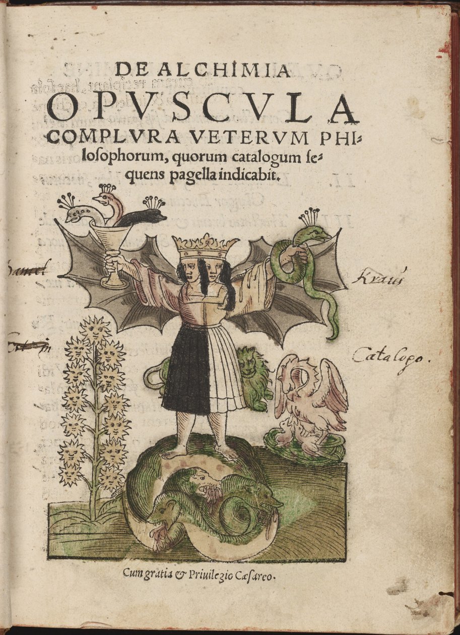 De Alchimia opvscvla complvra vetervm philosophorum, 1550 tekijältä Cyriacus Jacob
