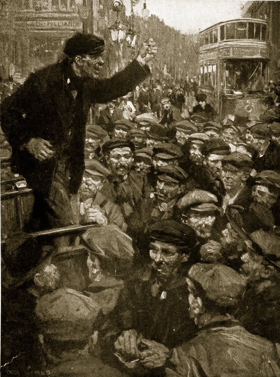 Politiikkaa Batterseassa, 1910 tekijältä Cyrus Cuneo