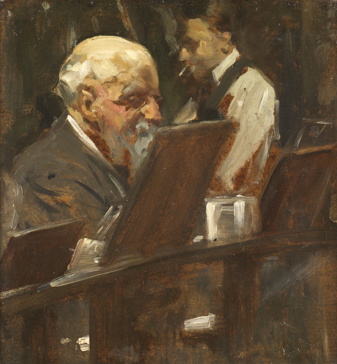 John Anster Fitzgerald, keijumaalari Sketch Clubissa tekijältä Cyrus Cuneo