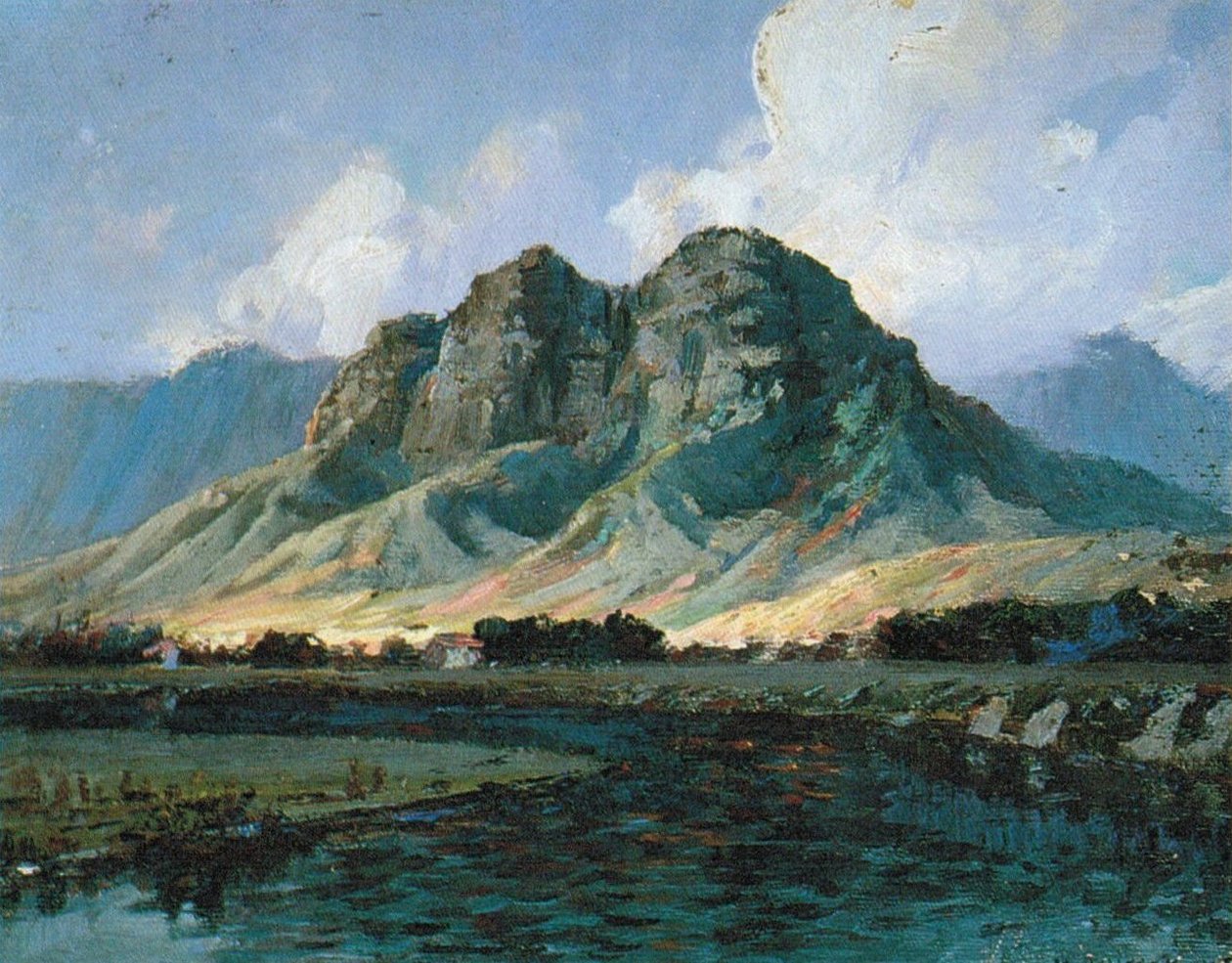 Maunawili Peaks Olomana Kailuanista tekijältä D. Howard Hitchcock