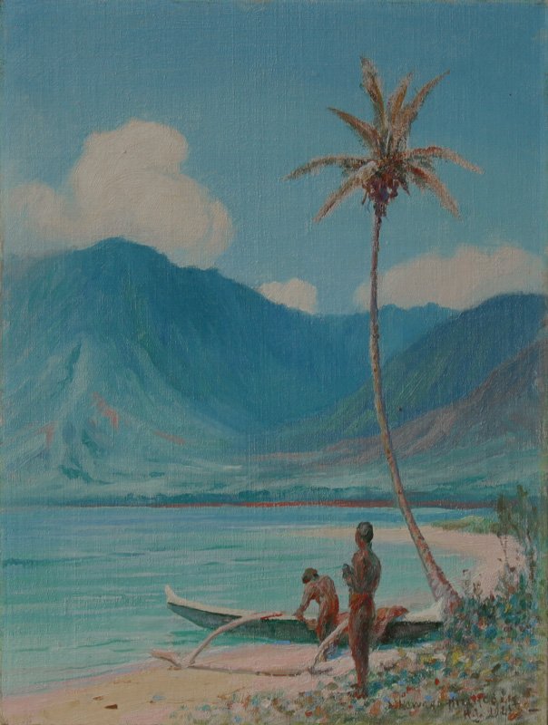 Rannalla, Leeward Oahu tekijältä D. Howard Hitchcock
