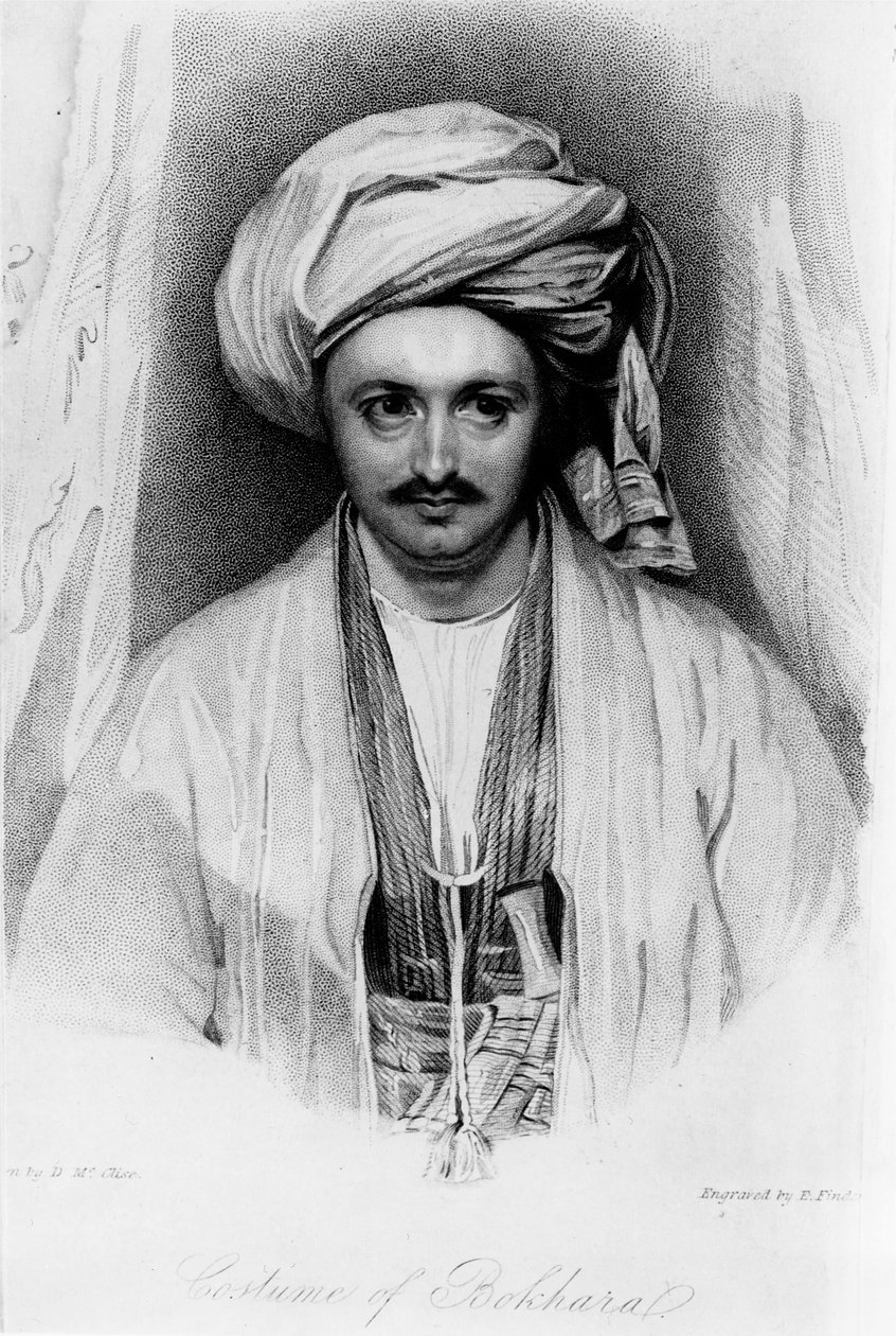 Sir Alexander Burnesin (1805-41) muotokuva E.Findesin kaiverruksesta tekijältä D McClise