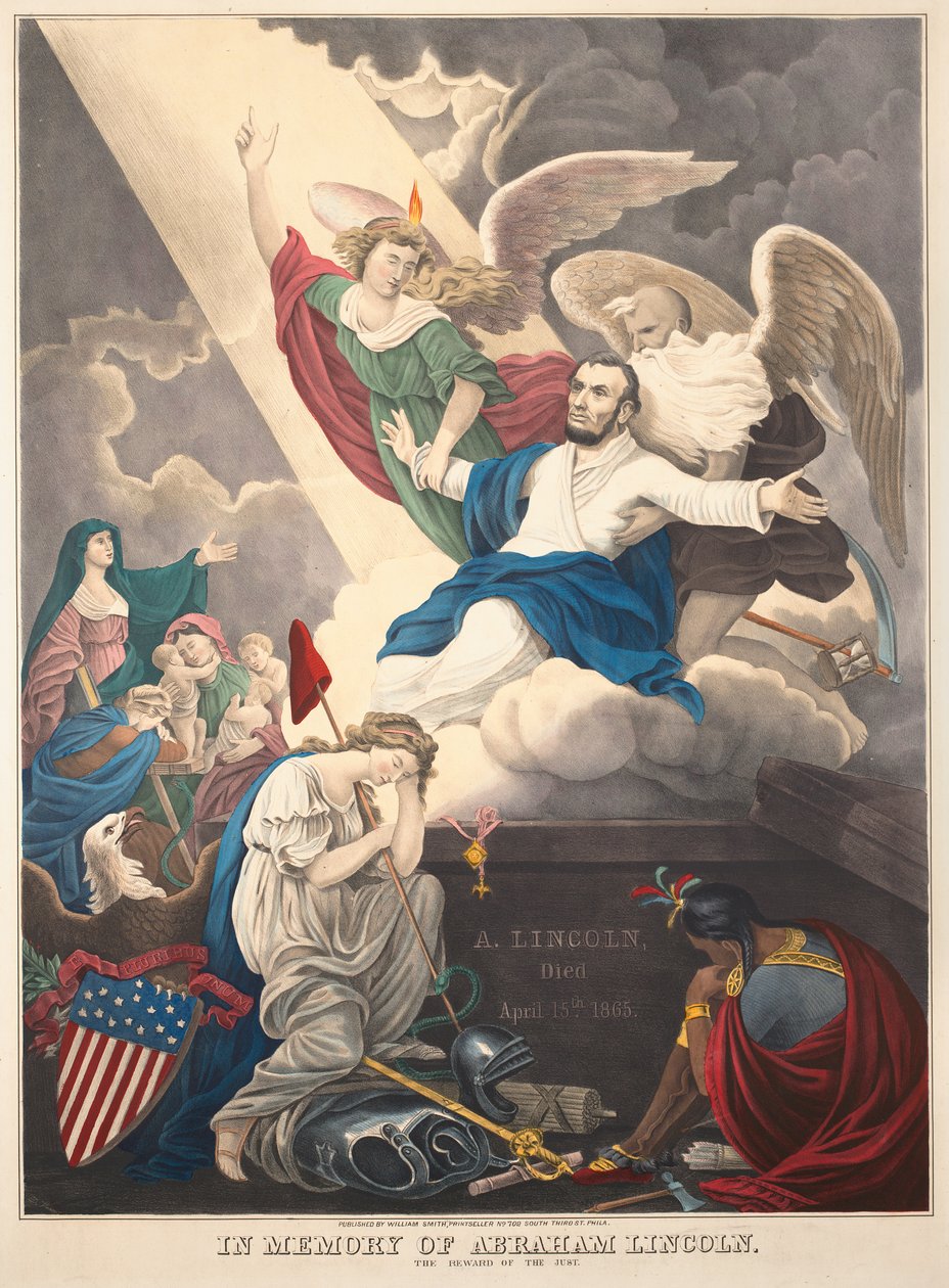 Abraham Lincolnin muistoksi: oikeudenmukaisten palkinto, 1865 tekijältä D. T. Wiest
