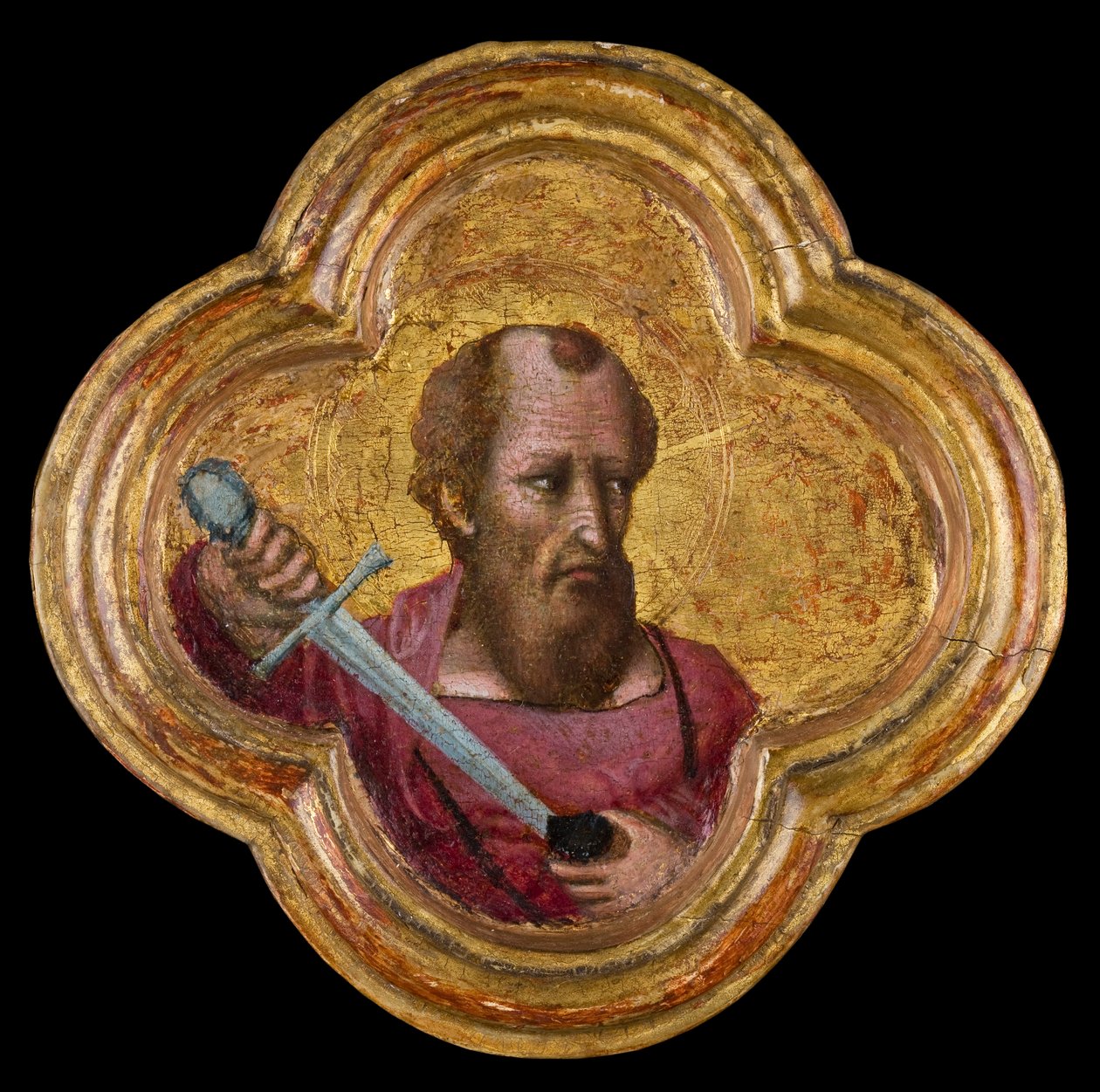 St. Paul (tempera paneelissa) tekijältä Dalmasio di Jacopo Scannabecchi Dalmasio di Jacopo Scannabecchi