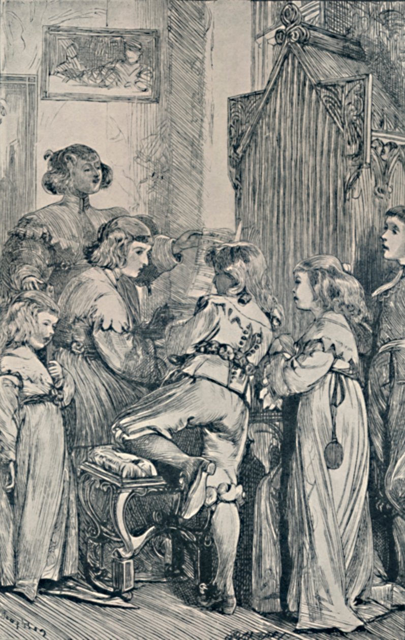 Ilo. Etukappale kultaisiin ajatuksiin kultaisista suihkulähteistä, 1867, 1923 tekijältä Dalziel Brothers
