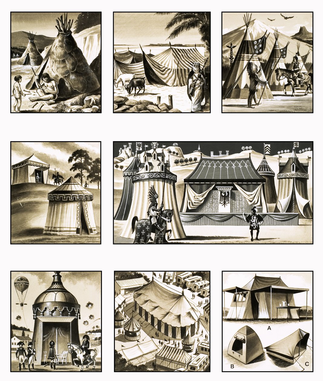 Sillasta nykyhetkeen: Teltat -- Koteja liikkeellä - The Story of Tents -- Homes on the Move tekijältä Dan Escott