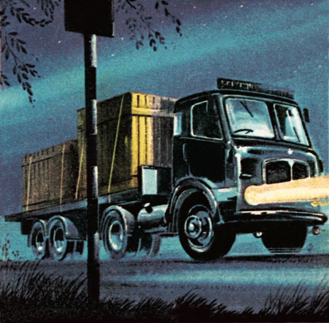 Valtion omistaman British Road Services -yhtiön kuorma-auto. tekijältä Dan Escott