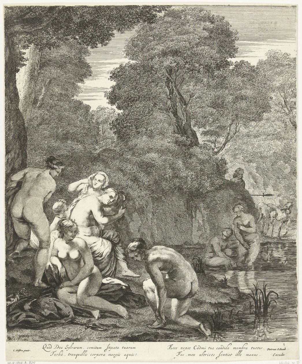 Diana ja hänen nymfinsä löysi Actaeon tekijältä Dancker Danckerts