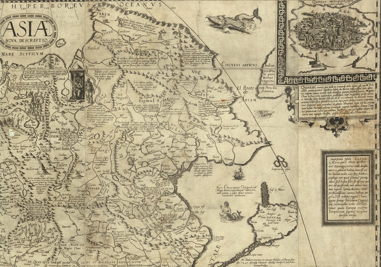 Asiae nova descriptio (Antwerpen, 1590) tekijältä Daniel Keller