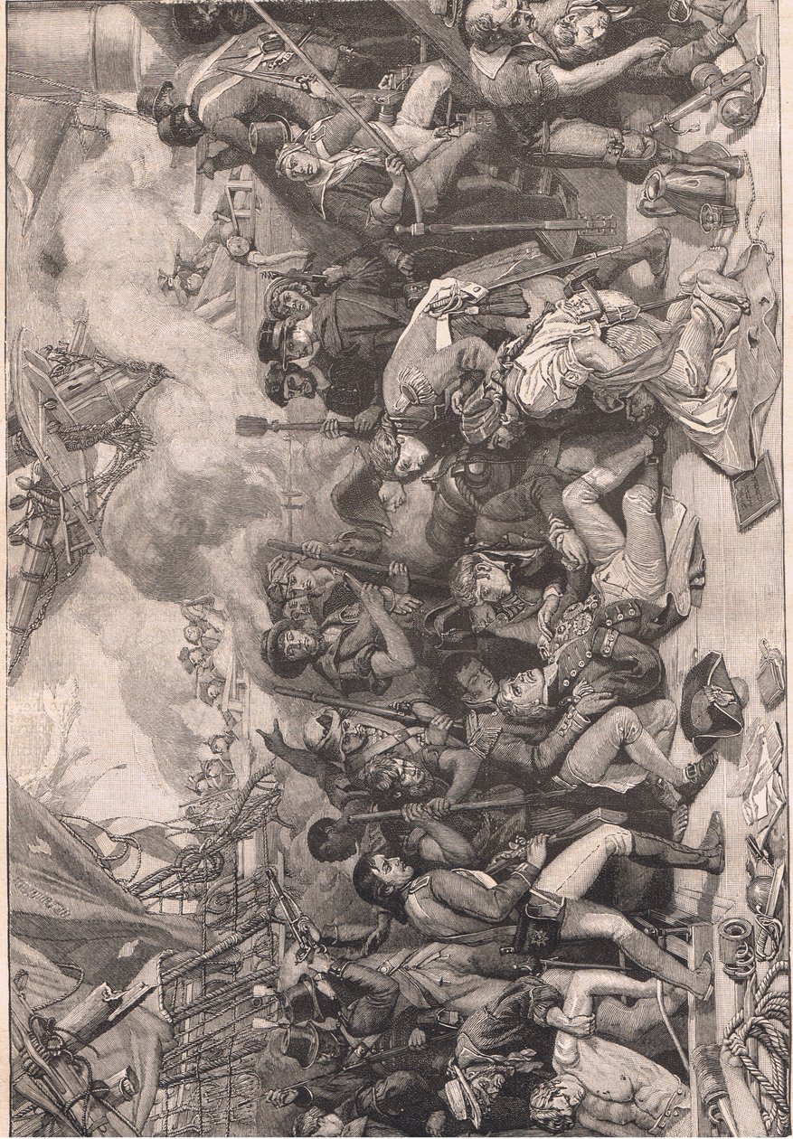 Nelsonin kuolema 1805 AD tekijältä Daniel Maclise