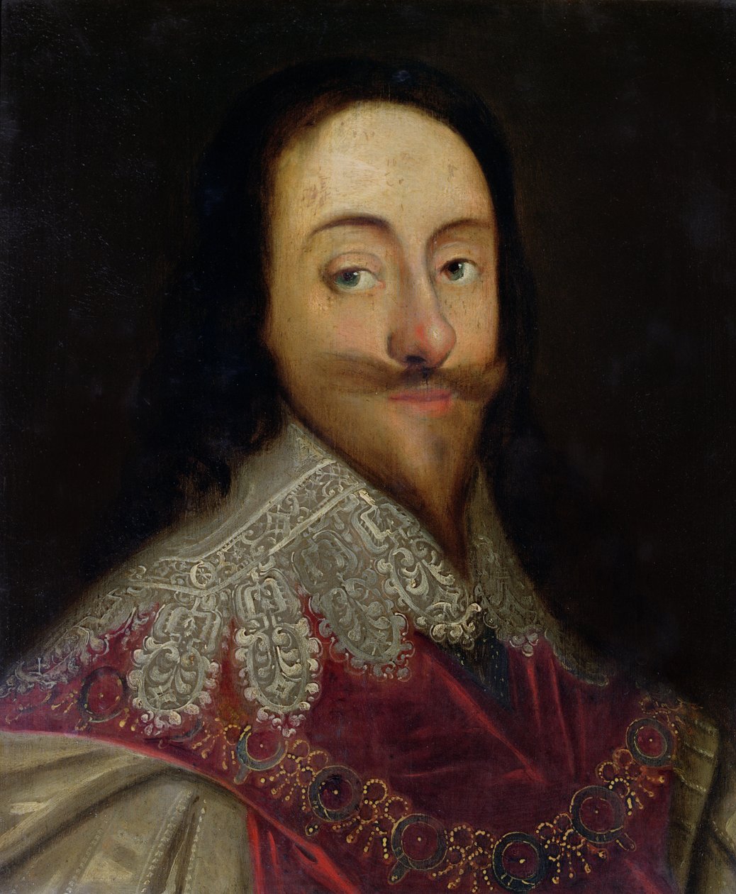 Kaarle I (1600-49) (paneeli) tekijältä Daniel Mytens