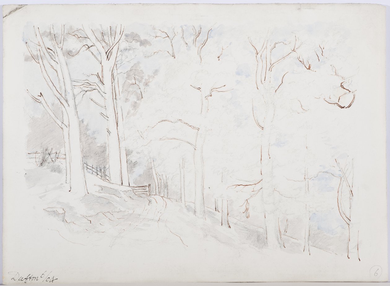 Dufton, 1904 (muste, kynä ja wc paperilla) tekijältä Daniel Oliver