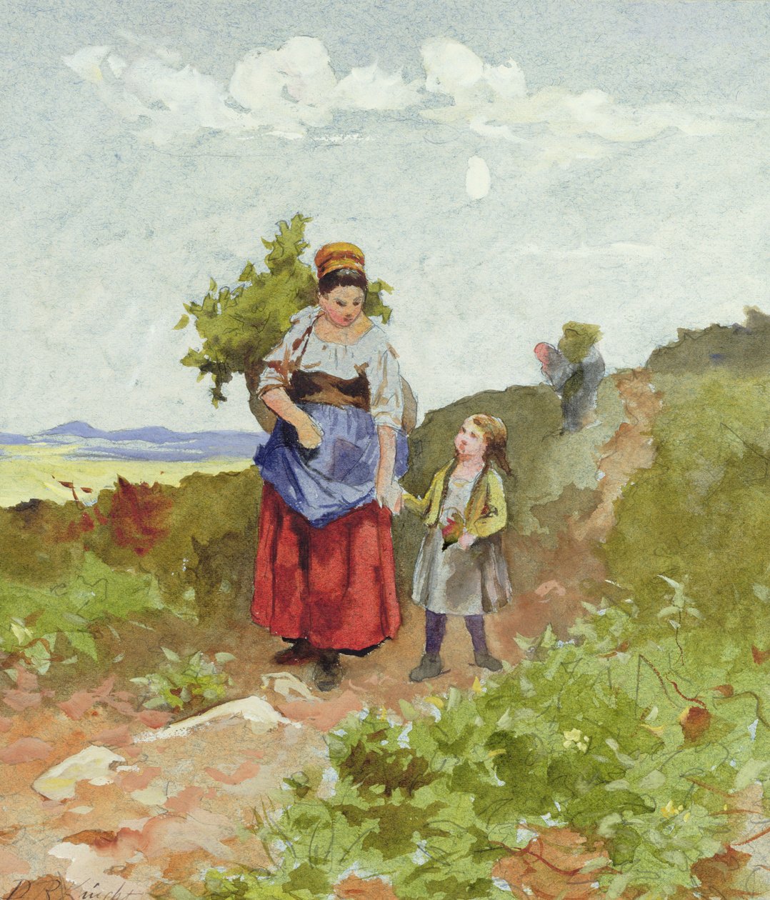 Ranskan talonpojat polulla tekijältä Daniel Ridgway Knight