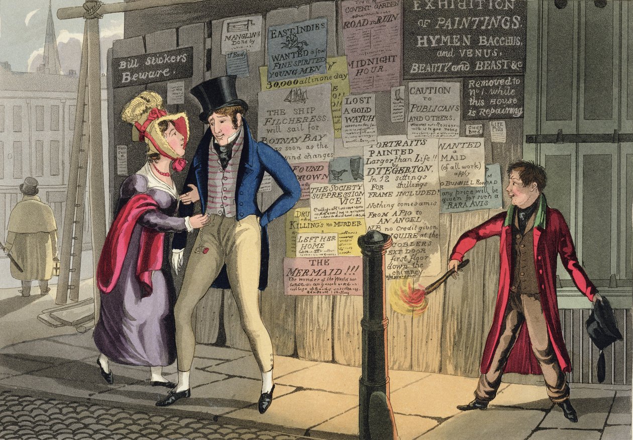 Intemperance, levy 5 julkaisusta "The Necessary Qualifications of a Man of Fashion", julkaistu 1823 (käsinvärinen akvatinta) tekijältä Daniel Thomas Egerton