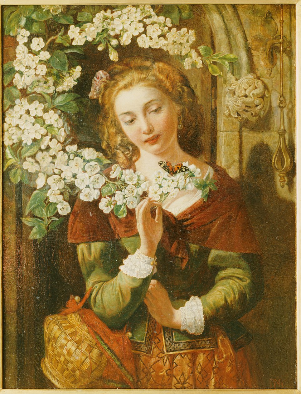 Toukokuu (öljy paneelissa) tekijältä Daniel Maclise