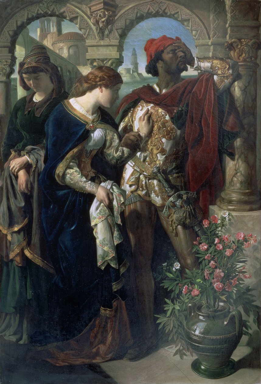 Othello, Desdemona ja Emilia tekijältä Daniel Maclise