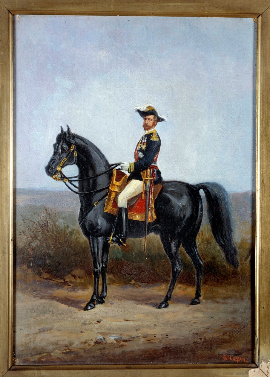 Kenraali Georges Boulangerin (1837-1891), poliitikon ratsastusmuotokuva Daniel Alexander Williamsonin (1822-1903) maalaus 1800-luvun su. 0,36 x 0,25 m Pariisi, Musee Carnavalet tekijältä Daniel Alexander Williamson